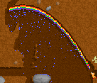 Screenshot showing Rainbow